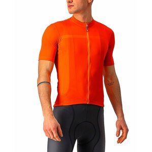 CASTELLI Cyklistický dres s krátkym rukávom - CLASSIFICA - oranžová