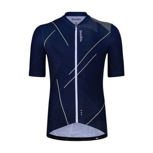 HOLOKOLO Cyklistický dres s krátkym rukávom - SPARKLE - modrá S