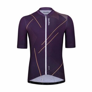 HOLOKOLO Cyklistický dres s krátkym rukávom - SPARKLE - fialová M