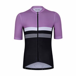 HOLOKOLO Cyklistický dres s krátkym rukávom - SPORTY - čierna/ružová S