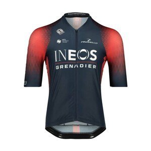 BIORACER Cyklistický dres s krátkym rukávom - INEOS GRENADIERS '22 - modrá/červená M