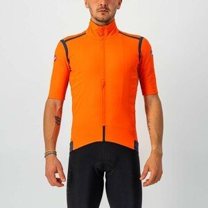 CASTELLI Cyklistický dres s krátkym rukávom - GABBA ROS - modrá/oranžová 3XL