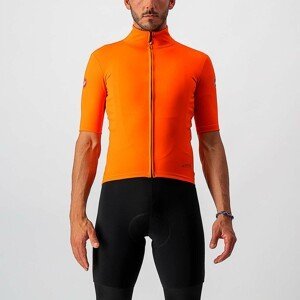 CASTELLI Cyklistický dres s krátkym rukávom - PERFETTO ROS - oranžová M