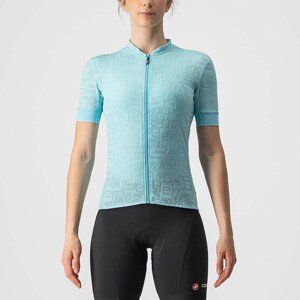 CASTELLI Cyklistický dres s krátkym rukávom - PROMESSA J. LADY - svetlo modrá S