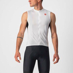 CASTELLI Cyklistický dres bez rukávov - ENTRATA VI - oranžová/šedá/ivory S