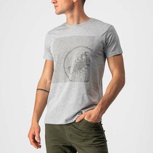 CASTELLI Cyklistické tričko s krátkym rukávom - SCORPION TEE - šedá L