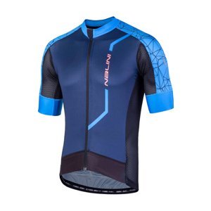 NALINI Cyklistický dres s krátkym rukávom - AIS VELOCITA 2.0 - modrá/čierna