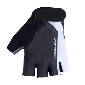 NALINI Cyklistické rukavice krátkoprsté - AIS SALITA  - biela/čierna