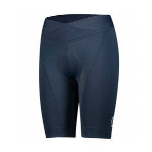 SCOTT Cyklistické nohavice krátke bez trakov - ENDURANCE 40+ LADY - modrá XL
