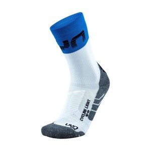 UYN Cyklistické ponožky klasické - LIGHT - modrá/šedá/biela