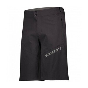 SCOTT Cyklistické nohavice krátke bez trakov - ENDURANCE LS/FIT - čierna