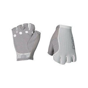 POC Cyklistické rukavice krátkoprsté - AGILE - biela/šedá XL