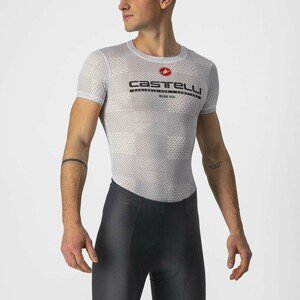 CASTELLI Cyklistické tričko s krátkym rukávom - PRO MESH BL - šedá S