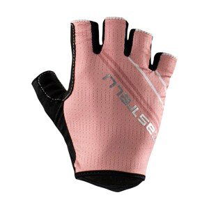CASTELLI Cyklistické rukavice krátkoprsté - DOLCISSIMA 2 LADY - ružová/čierna S