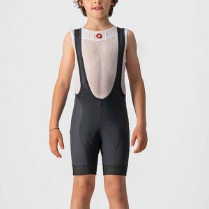 CASTELLI Cyklistické nohavice krátke s trakmi - COMPETIZION KIDS - čierna 6Y