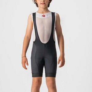 CASTELLI Cyklistické nohavice krátke s trakmi - COMPETIZION KIDS - čierna 8Y