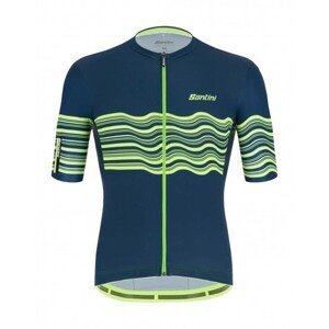 SANTINI Cyklistický dres s krátkym rukávom - TONO PROFILO - zelená 3XL