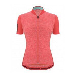 SANTINI Cyklistický dres s krátkym rukávom - COLORE PURO LADY - ružová L