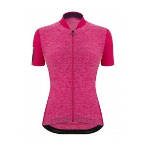 SANTINI Cyklistický dres s krátkym rukávom - COLORE PURO LADY - ružová M