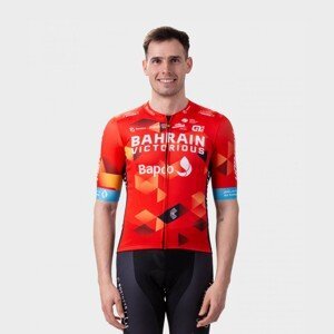 ALÉ Cyklistický dres s krátkym rukávom - BAHR VICTORIOUS 2022 - červená/biela/modrá 3XL