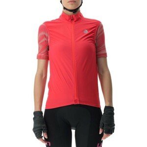 UYN Cyklistická vetruodolná bunda - ULTRALIGHT WIND LADY - ružová/čierna L