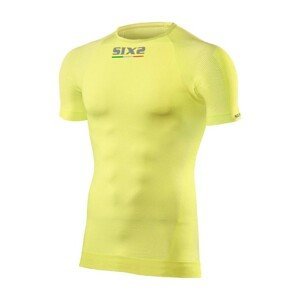 SIX2 Cyklistické tričko s krátkym rukávom - TS1 II - žltá XL-2XL