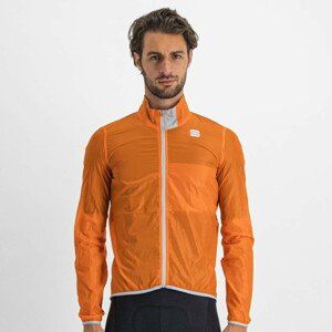 SPORTFUL Cyklistická vetruodolná bunda - HOT PACK EASYLIGHT - oranžová