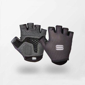 SPORTFUL Cyklistické rukavice krátkoprsté - AIR - čierna/šedá M