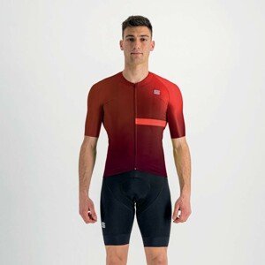 SPORTFUL Cyklistický dres s krátkym rukávom - BOMBER - červená