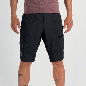 SPORTFUL Cyklistické nohavice krátke bez trakov - GIARA - čierna XL