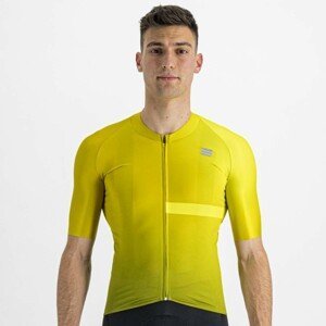 SPORTFUL Cyklistický dres s krátkym rukávom - BOMBER - žltá 2XL