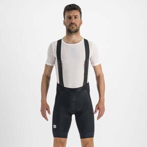 SPORTFUL Cyklistické nohavice krátke s trakmi - BODYFIT PRO LTD - čierna 2XL