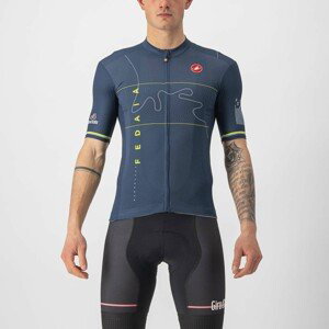 CASTELLI Cyklistický dres s krátkym rukávom - GIRO D'ITALIA 2022 - modrá XL