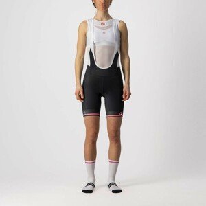 CASTELLI Cyklistické nohavice krátke s trakmi - GIRO D'ITALIA 2024 W - čierna/ružová M