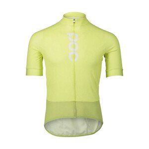 POC Cyklistický dres s krátkym rukávom - ESSENTIAL ROAD LOGO - žltá L