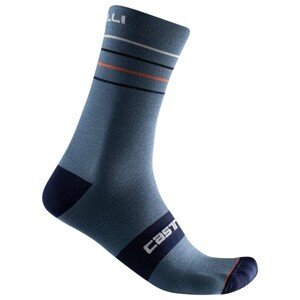 CASTELLI Cyklistické ponožky klasické - ENDURANCE 15 - viacfarebná