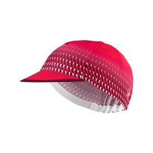 CASTELLI Cyklistická čiapka - CLIMBER'S LADY - bordová/biela/ružová UNI