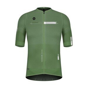 GOBIK Cyklistický dres s krátkym rukávom - CARRERA 2.0 FAIRWAY - zelená