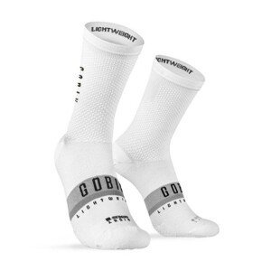 GOBIK Cyklistické ponožky klasické - LIGHTWEIGHT - biela