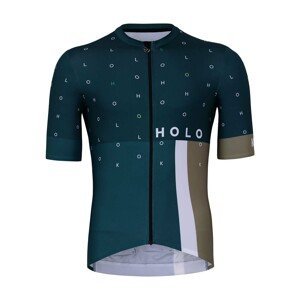 HOLOKOLO Cyklistický dres s krátkym rukávom - BRILLIANT ELITE - modrá XL