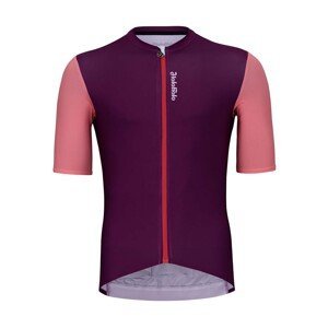 HOLOKOLO Cyklistický dres s krátkym rukávom - ENJOYABLE ELITE - fialová/ružová 2XL