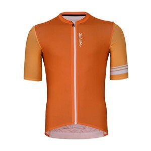 HOLOKOLO Cyklistický dres s krátkym rukávom - JUICY ELITE - oranžová 4XL