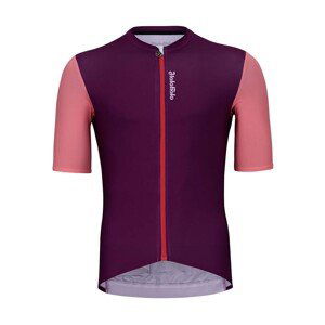 HOLOKOLO Cyklistický dres s krátkym rukávom - ENJOYABLE ELITE - ružová/fialová S