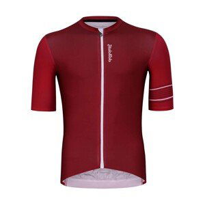 HOLOKOLO Cyklistický dres s krátkym rukávom - HAPPY ELITE - červená 4XL