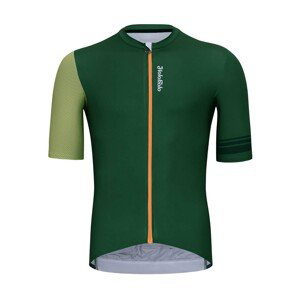 HOLOKOLO Cyklistický dres s krátkym rukávom - LUCKY ELITE - zelená 5XL