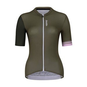 HOLOKOLO Cyklistický dres s krátkym rukávom - CONTENT ELITE LADY - hnedá M