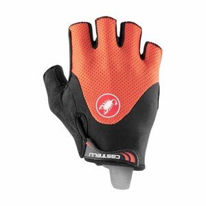 CASTELLI Cyklistické rukavice krátkoprsté - ARENBERG GEL - čierna/červená M