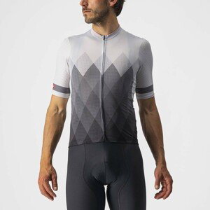 CASTELLI Cyklistický dres s krátkym rukávom - A TUTTA - biela/šedá M