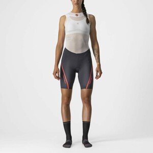 CASTELLI Cyklistické nohavice krátke bez trakov - VELOCISSIMA 3 LADY - ružová/šedá/strieborná XL
