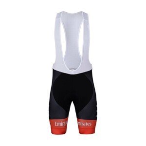 BONAVELO Cyklistické nohavice krátke s trakmi - UAE 2022  - červená/biela/čierna 6XL